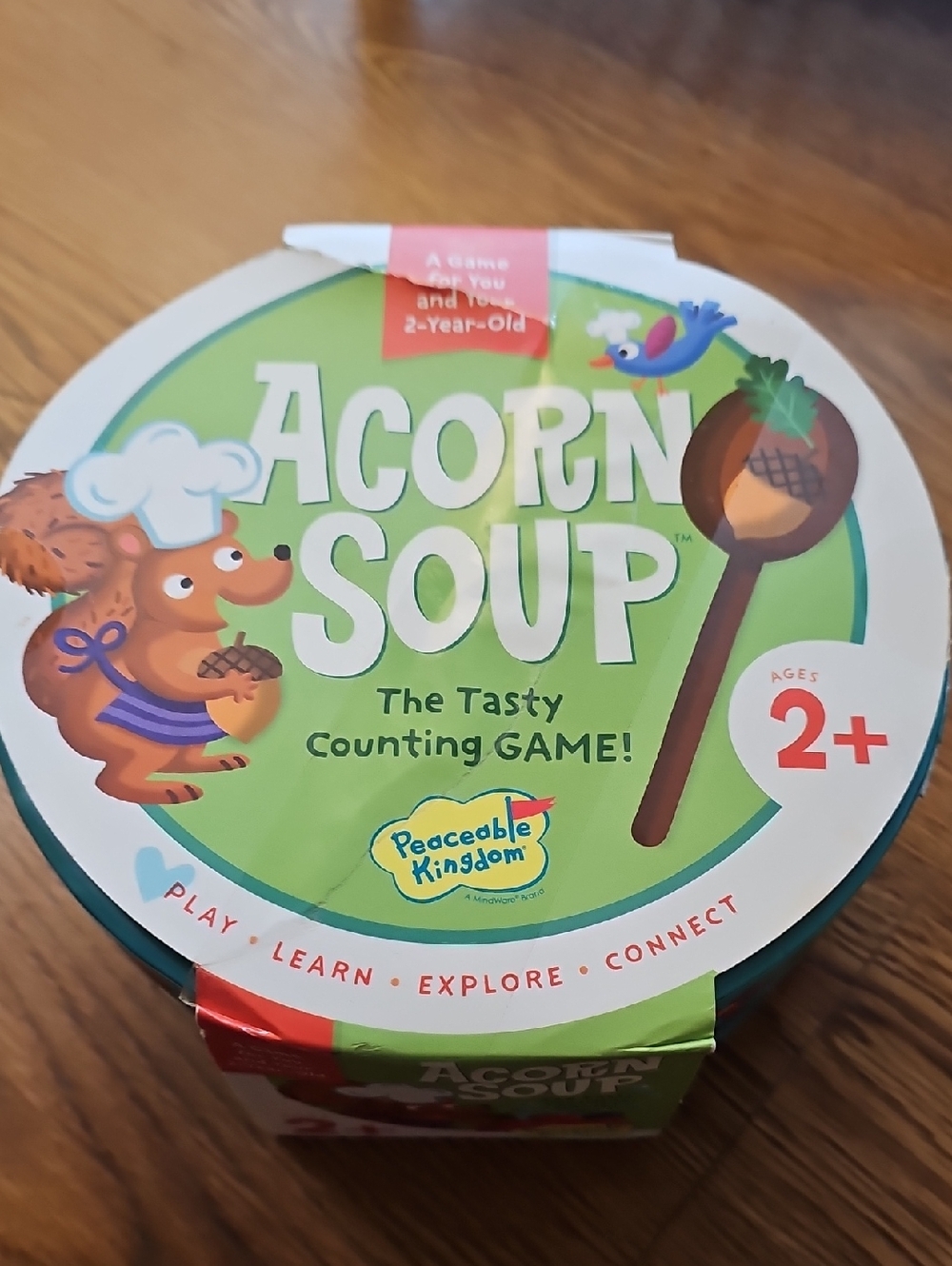 Acorn Soup Counting Game by Peaceable Kingdom - Green